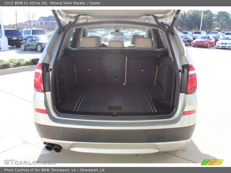 Mineral Silver Metallic / Oyster 2013 BMW X3 xDrive 28i