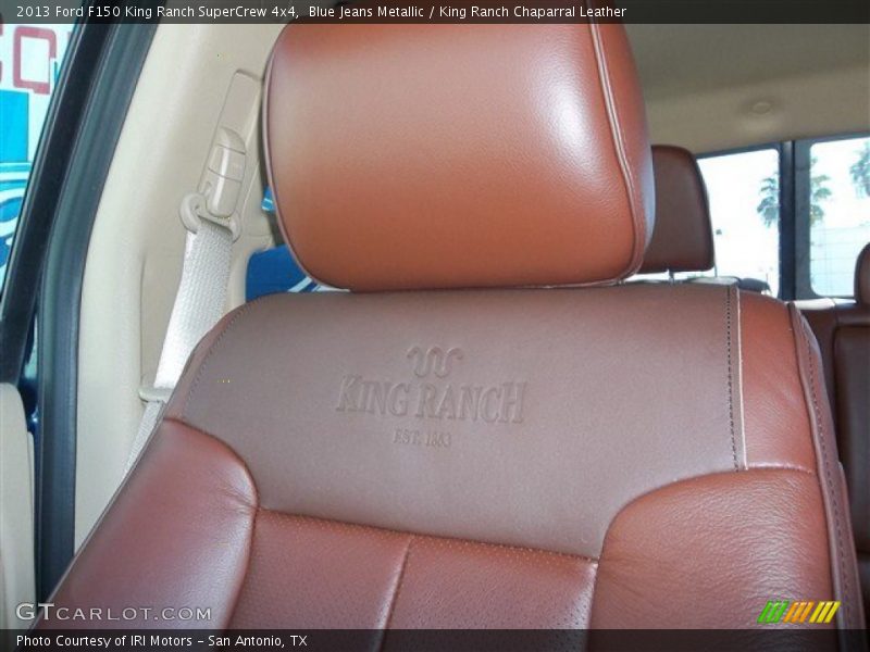 Blue Jeans Metallic / King Ranch Chaparral Leather 2013 Ford F150 King Ranch SuperCrew 4x4