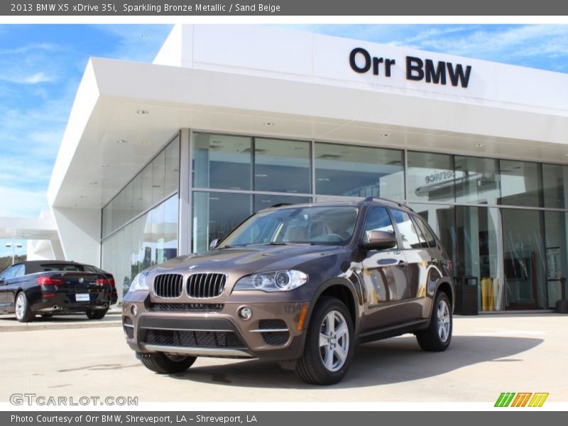 Sparkling Bronze Metallic / Sand Beige 2013 BMW X5 xDrive 35i