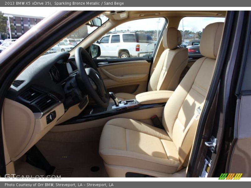 Front Seat of 2013 X5 xDrive 35i