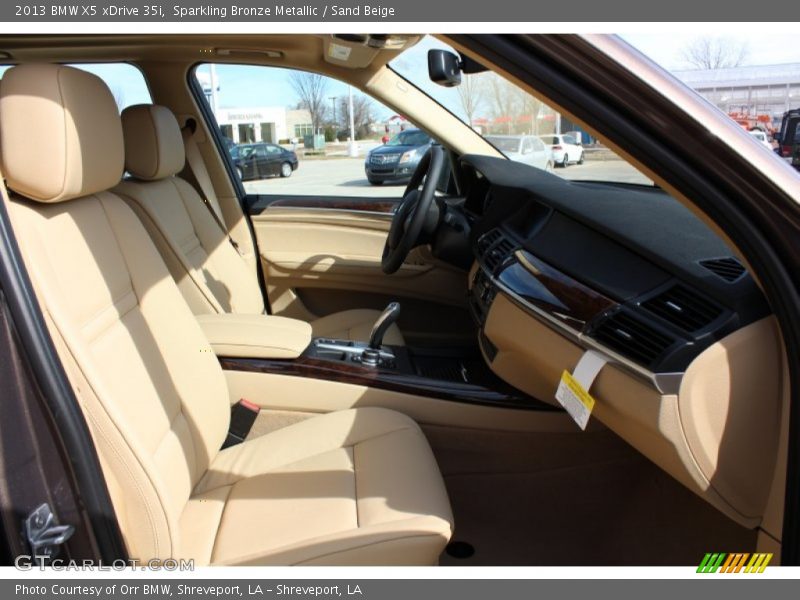 Sparkling Bronze Metallic / Sand Beige 2013 BMW X5 xDrive 35i
