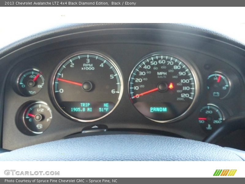 Black / Ebony 2013 Chevrolet Avalanche LTZ 4x4 Black Diamond Edition