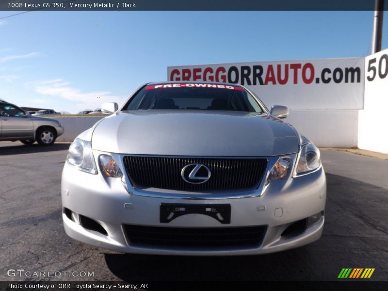 Mercury Metallic / Black 2008 Lexus GS 350