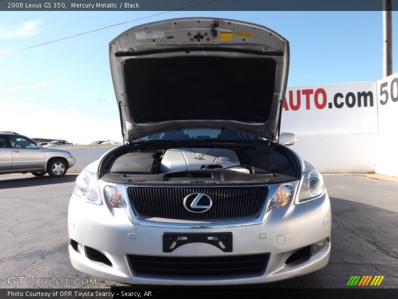 Mercury Metallic / Black 2008 Lexus GS 350