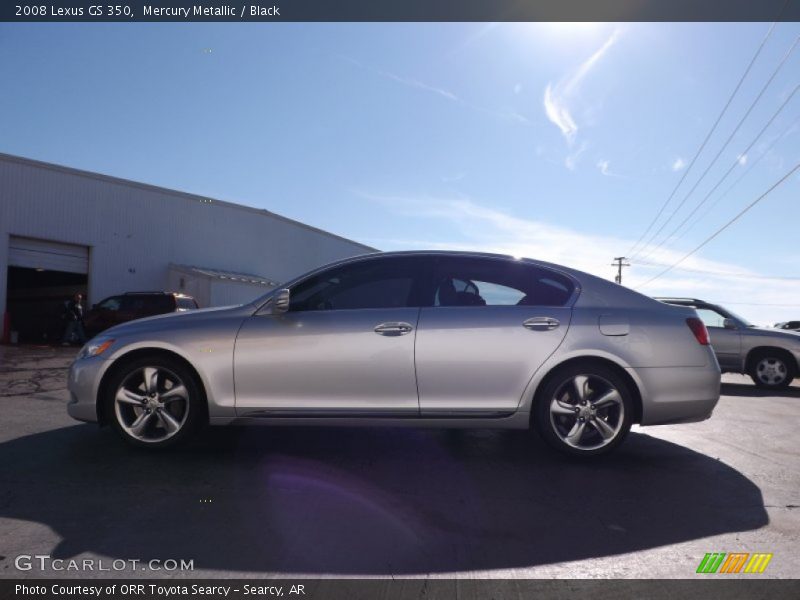 Mercury Metallic / Black 2008 Lexus GS 350