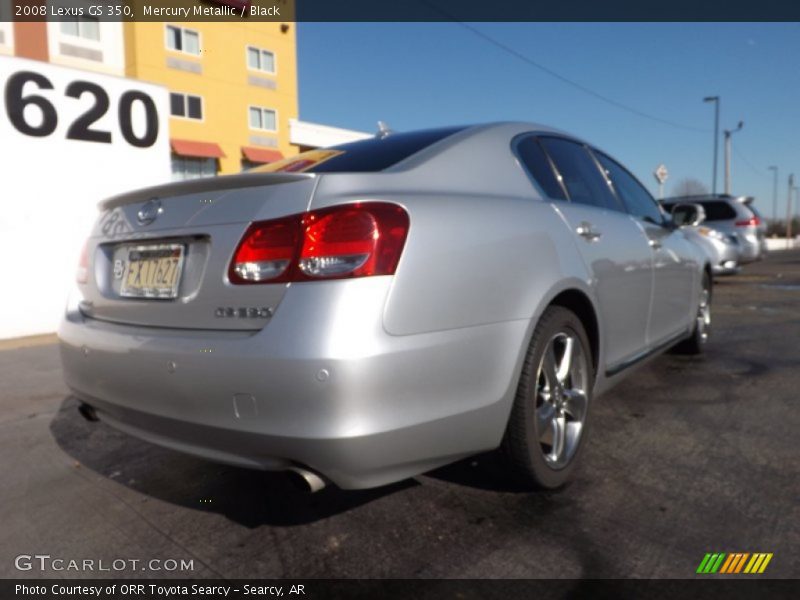 Mercury Metallic / Black 2008 Lexus GS 350