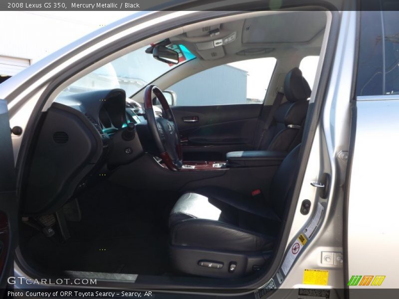 Mercury Metallic / Black 2008 Lexus GS 350