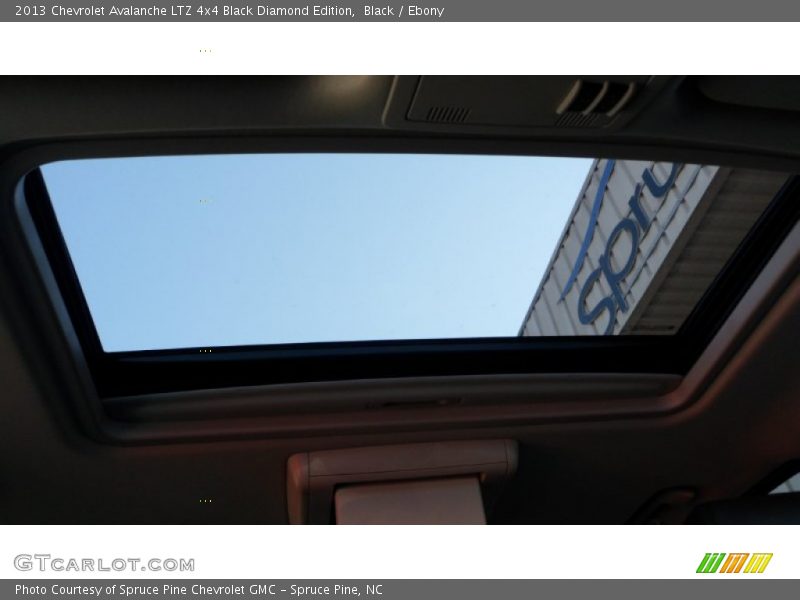 Black / Ebony 2013 Chevrolet Avalanche LTZ 4x4 Black Diamond Edition