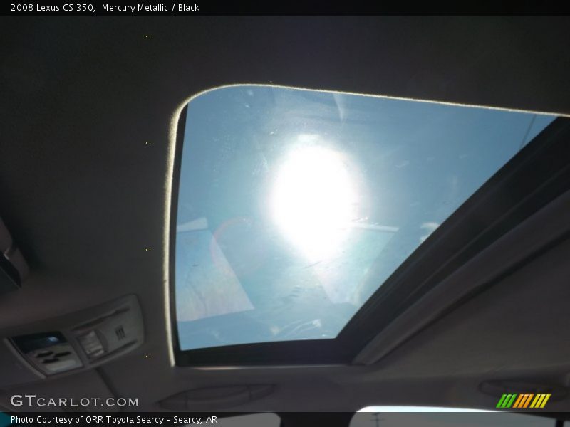 Mercury Metallic / Black 2008 Lexus GS 350