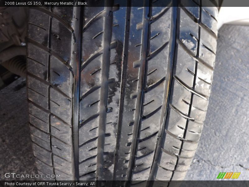 Mercury Metallic / Black 2008 Lexus GS 350