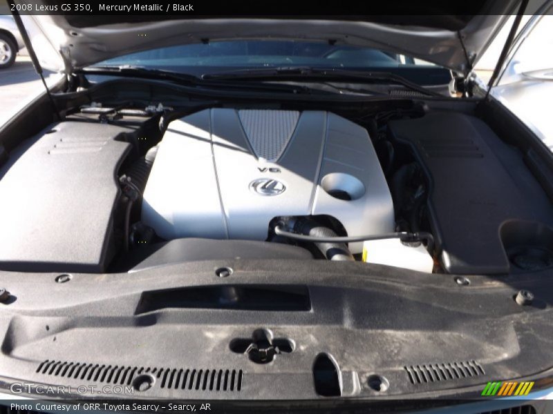 Mercury Metallic / Black 2008 Lexus GS 350