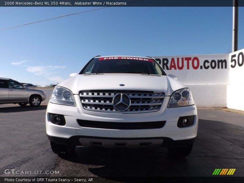 Alabaster White / Macadamia 2006 Mercedes-Benz ML 350 4Matic