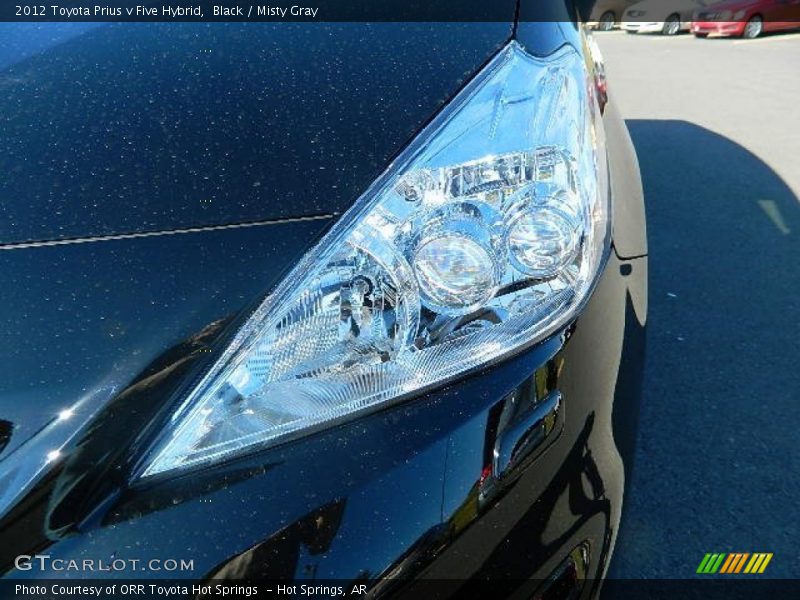 Black / Misty Gray 2012 Toyota Prius v Five Hybrid