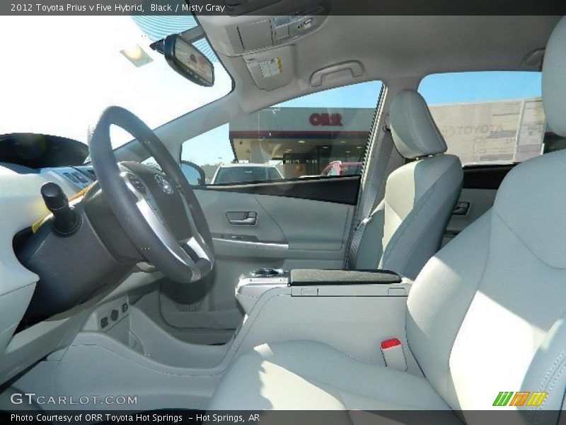 Black / Misty Gray 2012 Toyota Prius v Five Hybrid