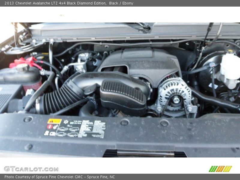 Black / Ebony 2013 Chevrolet Avalanche LTZ 4x4 Black Diamond Edition