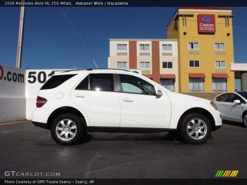 Alabaster White / Macadamia 2006 Mercedes-Benz ML 350 4Matic