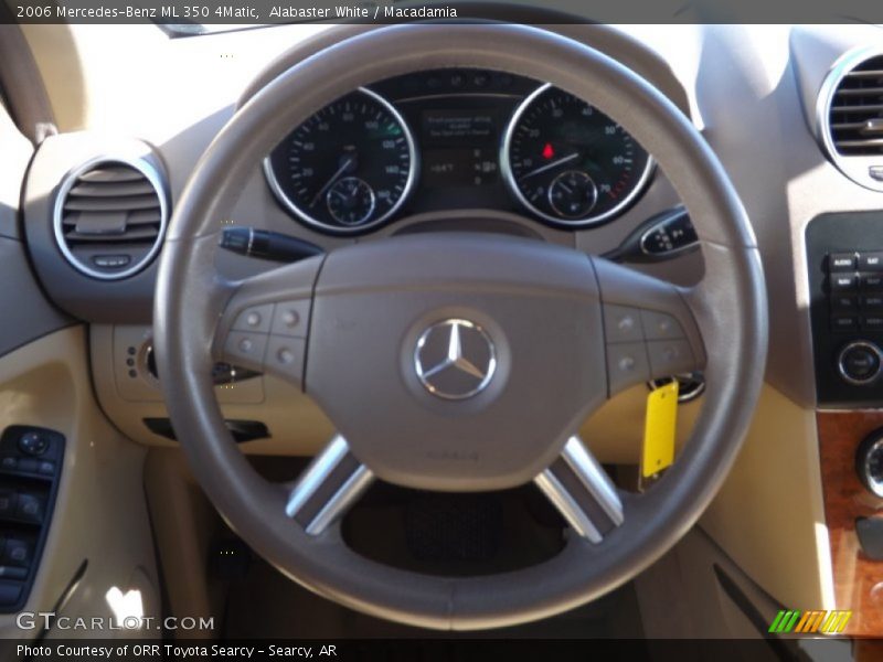 Alabaster White / Macadamia 2006 Mercedes-Benz ML 350 4Matic