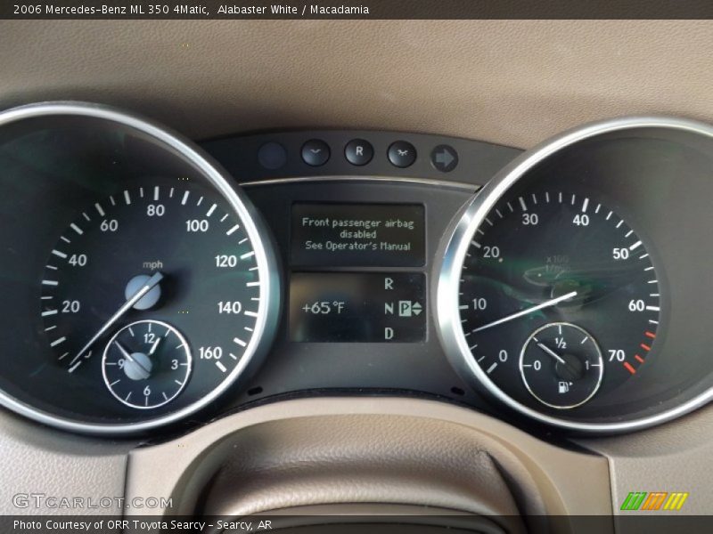 Alabaster White / Macadamia 2006 Mercedes-Benz ML 350 4Matic