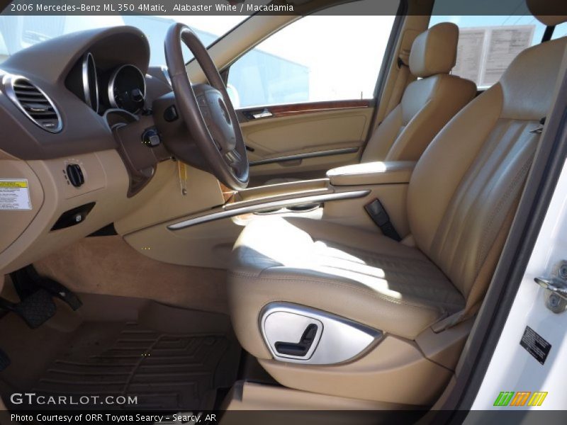 Alabaster White / Macadamia 2006 Mercedes-Benz ML 350 4Matic