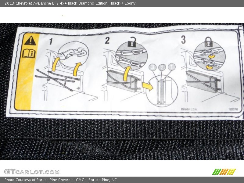 Black / Ebony 2013 Chevrolet Avalanche LTZ 4x4 Black Diamond Edition