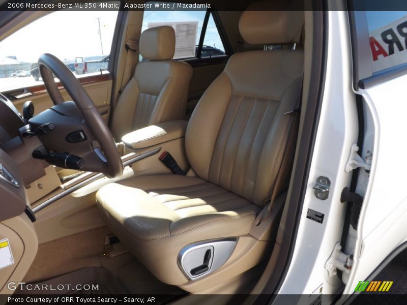 Alabaster White / Macadamia 2006 Mercedes-Benz ML 350 4Matic