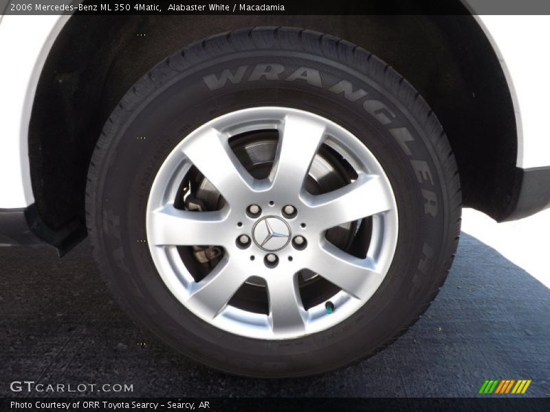 Alabaster White / Macadamia 2006 Mercedes-Benz ML 350 4Matic