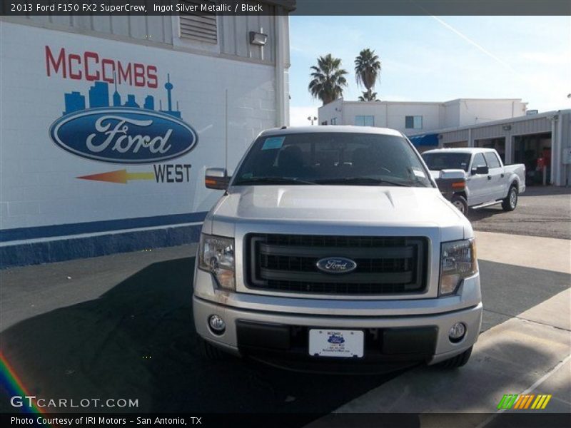Ingot Silver Metallic / Black 2013 Ford F150 FX2 SuperCrew