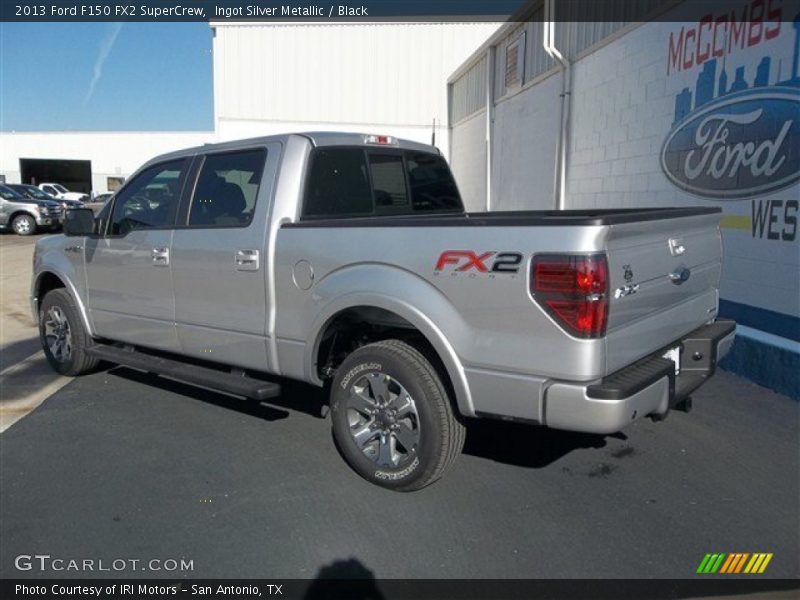 Ingot Silver Metallic / Black 2013 Ford F150 FX2 SuperCrew