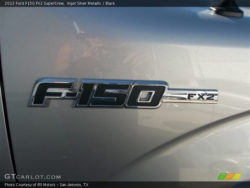 Ingot Silver Metallic / Black 2013 Ford F150 FX2 SuperCrew