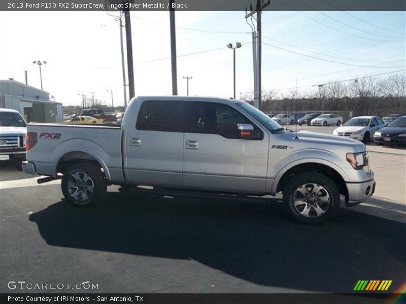 Ingot Silver Metallic / Black 2013 Ford F150 FX2 SuperCrew