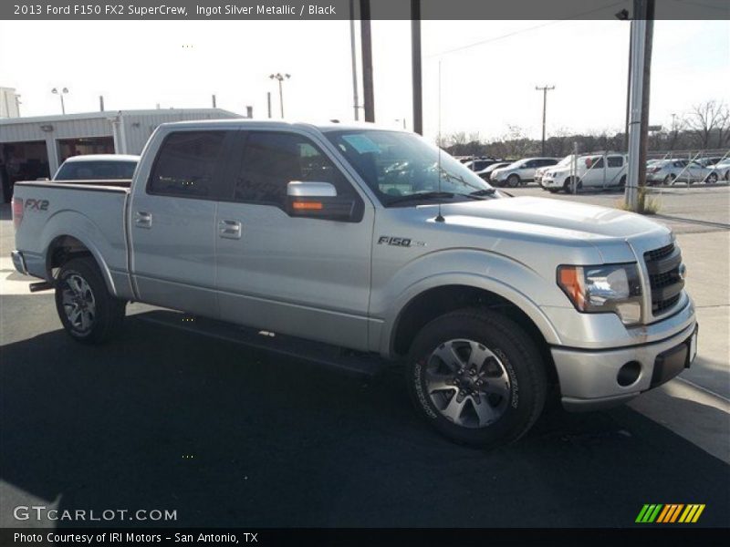 Ingot Silver Metallic / Black 2013 Ford F150 FX2 SuperCrew