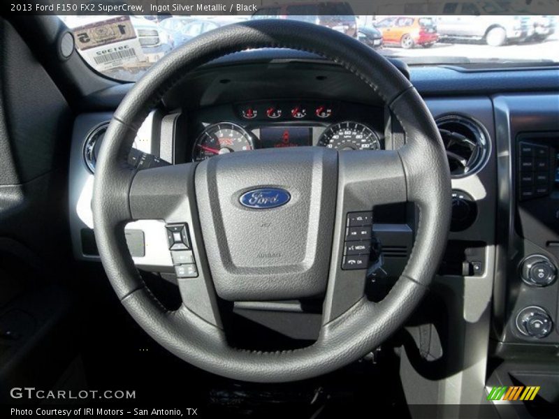 Ingot Silver Metallic / Black 2013 Ford F150 FX2 SuperCrew