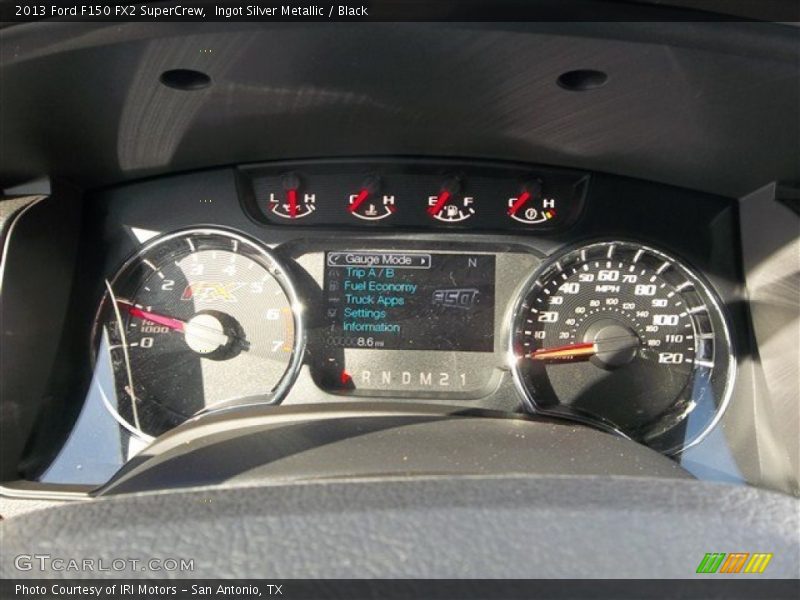 Ingot Silver Metallic / Black 2013 Ford F150 FX2 SuperCrew