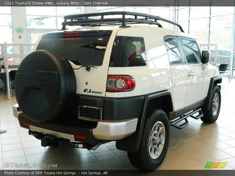 Iceberg White / Dark Charcoal 2013 Toyota FJ Cruiser 4WD