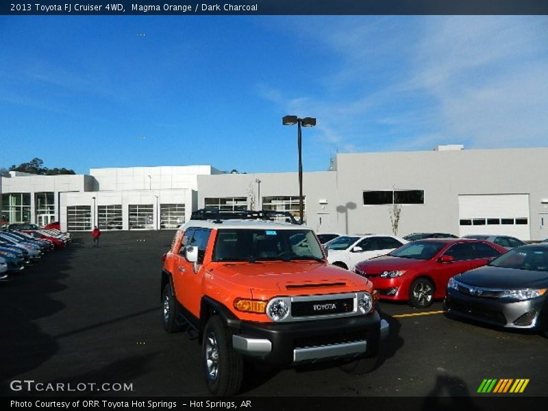 Magma Orange / Dark Charcoal 2013 Toyota FJ Cruiser 4WD