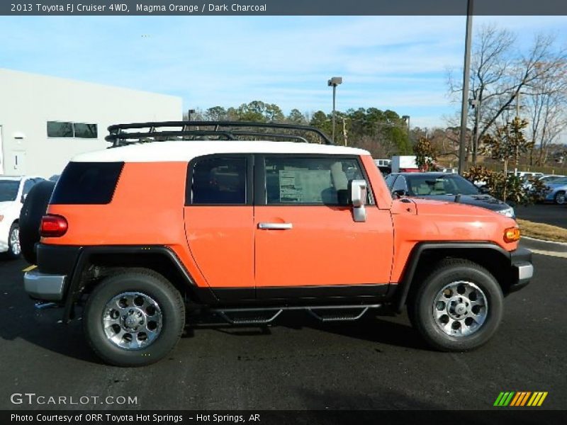 Magma Orange / Dark Charcoal 2013 Toyota FJ Cruiser 4WD