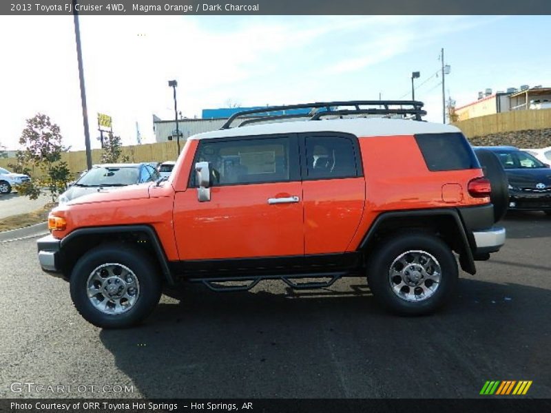 Magma Orange / Dark Charcoal 2013 Toyota FJ Cruiser 4WD