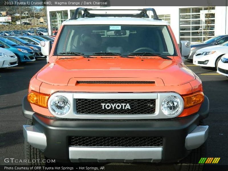 Magma Orange / Dark Charcoal 2013 Toyota FJ Cruiser 4WD