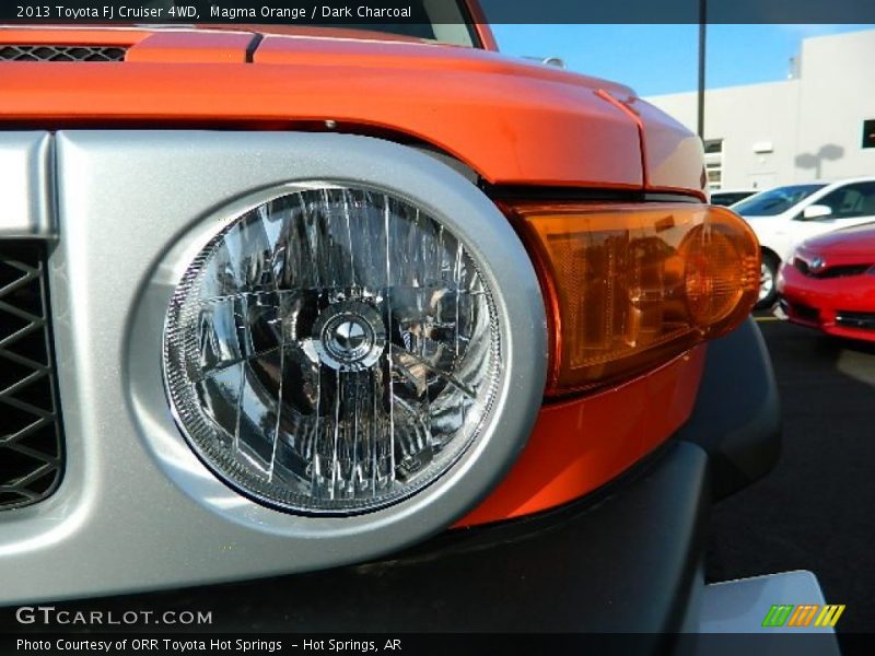 Magma Orange / Dark Charcoal 2013 Toyota FJ Cruiser 4WD