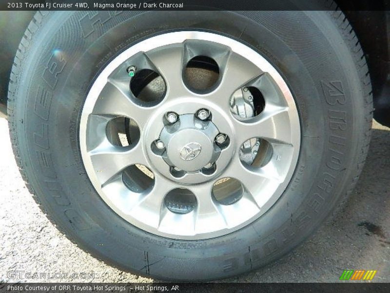 Magma Orange / Dark Charcoal 2013 Toyota FJ Cruiser 4WD