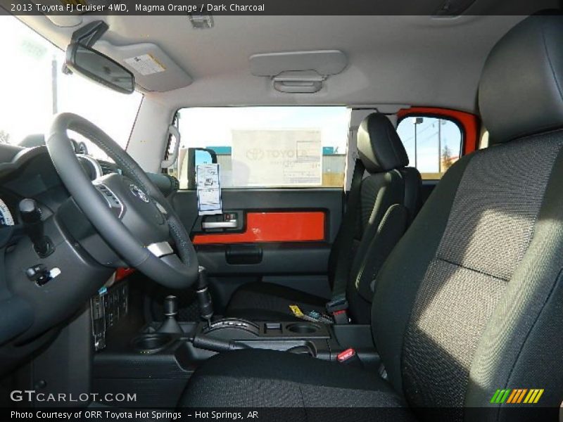 Magma Orange / Dark Charcoal 2013 Toyota FJ Cruiser 4WD