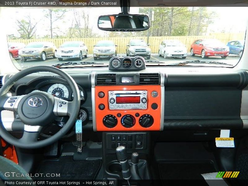 Magma Orange / Dark Charcoal 2013 Toyota FJ Cruiser 4WD