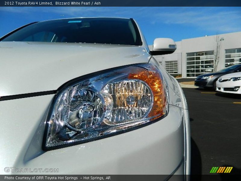 Blizzard White Pearl / Ash 2012 Toyota RAV4 Limited