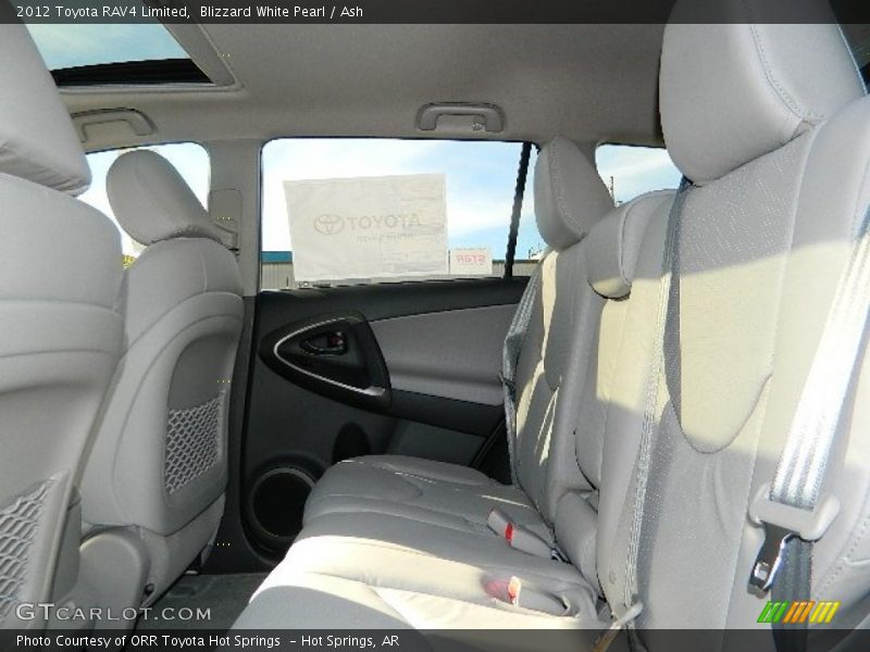 Blizzard White Pearl / Ash 2012 Toyota RAV4 Limited