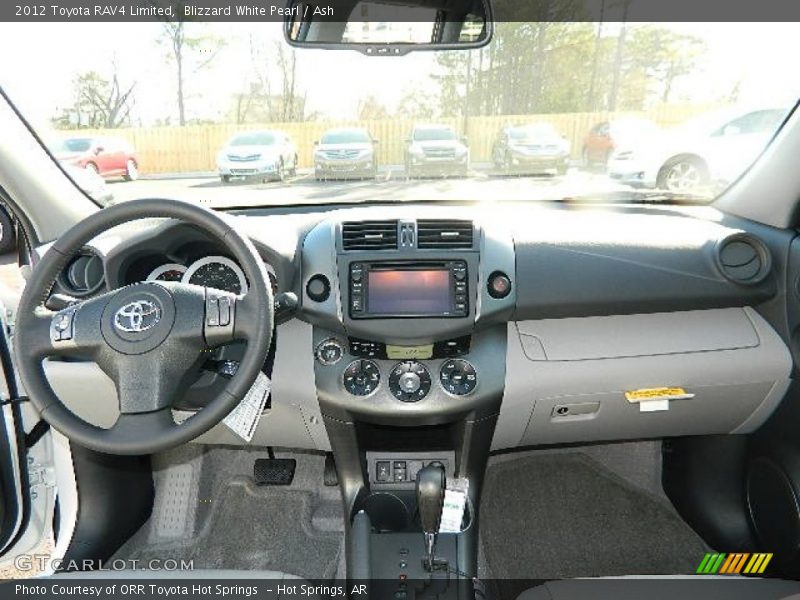 Blizzard White Pearl / Ash 2012 Toyota RAV4 Limited
