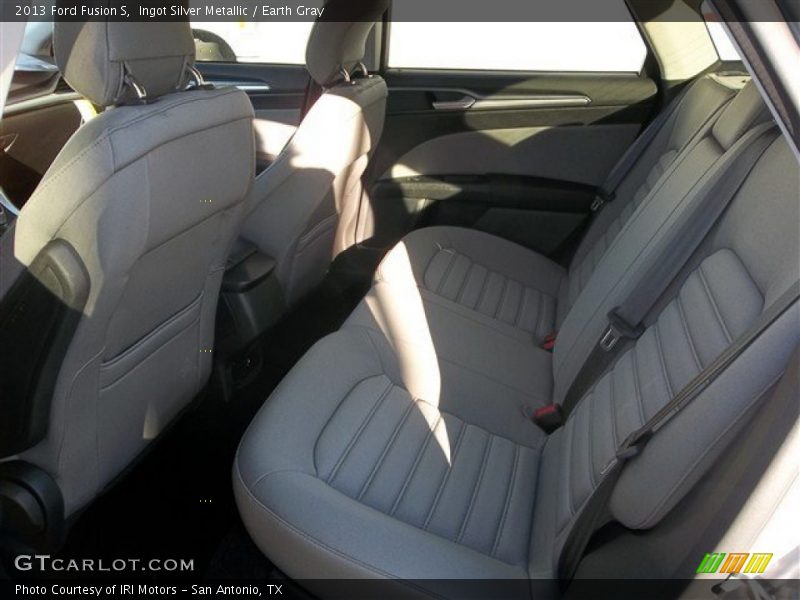 Ingot Silver Metallic / Earth Gray 2013 Ford Fusion S