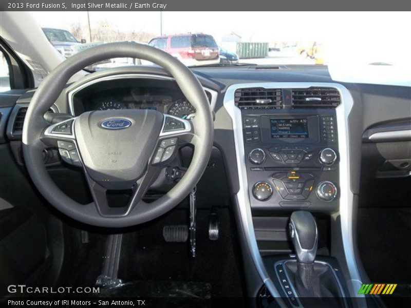 Ingot Silver Metallic / Earth Gray 2013 Ford Fusion S