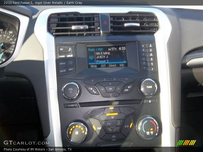 Ingot Silver Metallic / Earth Gray 2013 Ford Fusion S