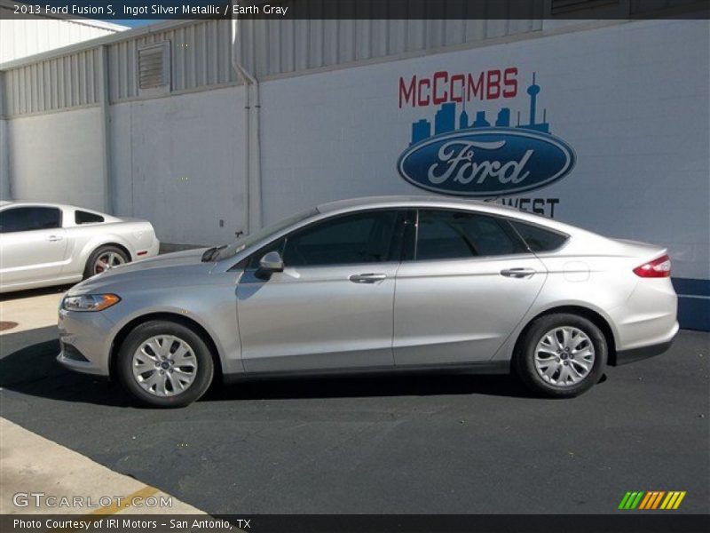 Ingot Silver Metallic / Earth Gray 2013 Ford Fusion S