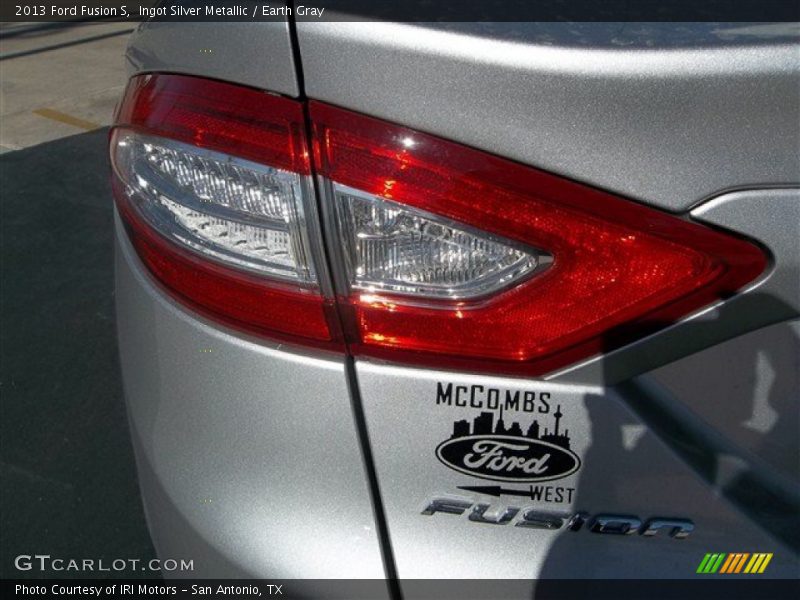Ingot Silver Metallic / Earth Gray 2013 Ford Fusion S
